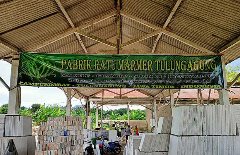 Pabrik Marmer di Tulungagung